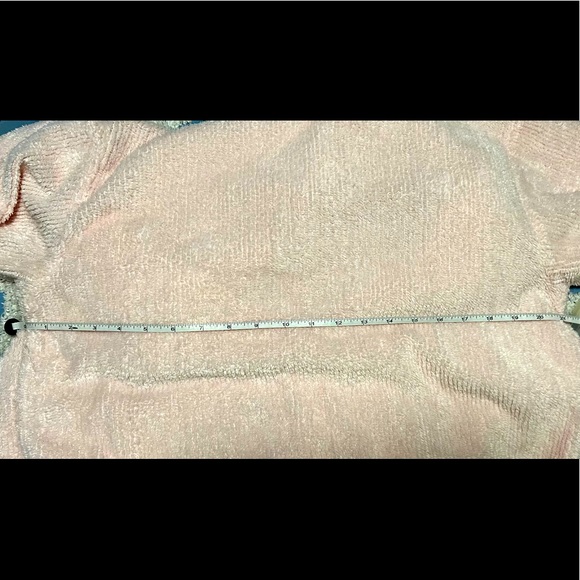 Stan Herman Pink Vintage Size MediumChenille Zippered Robe - Picture 15 of 16